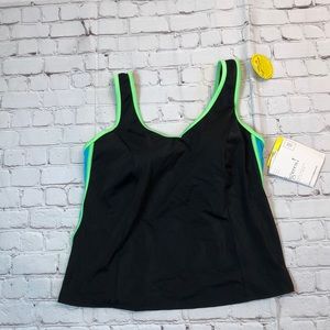 NWT It Figures! Swimsuit top only size 18W